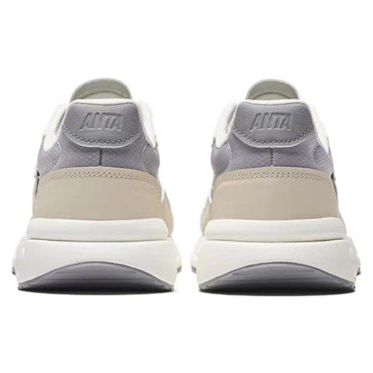 Anta Smileyworld X  Heritage 80 Lightweight Breathable Low-Top Casual Shoes Men sneakers Gray White 112328871-8