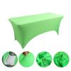 High-End Hotel Restaurant Wedding Exhibition Bar Cover Solid Color Thickened Square Tablecloth Elastic Table Cover