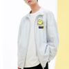 Anta Lifestyle Series Smiley Face Print Stand Collar Jacket Unisex Jacket White Fog-Gray 152328606-1