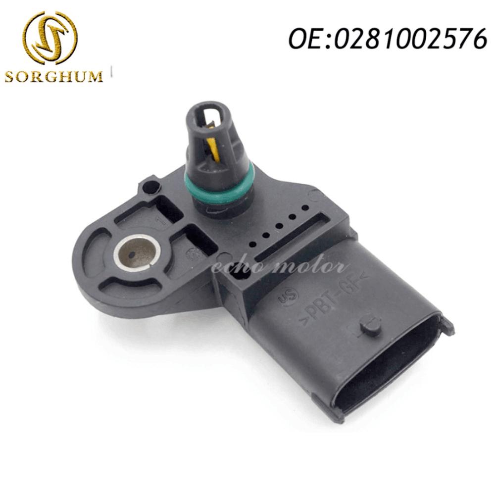 SORGHUM 0281002576 For IVECO FIAT For BOSCH New Intake Manifold Pressure Sensor MAP Radar 0281002743 Car Accessories Auto Parts