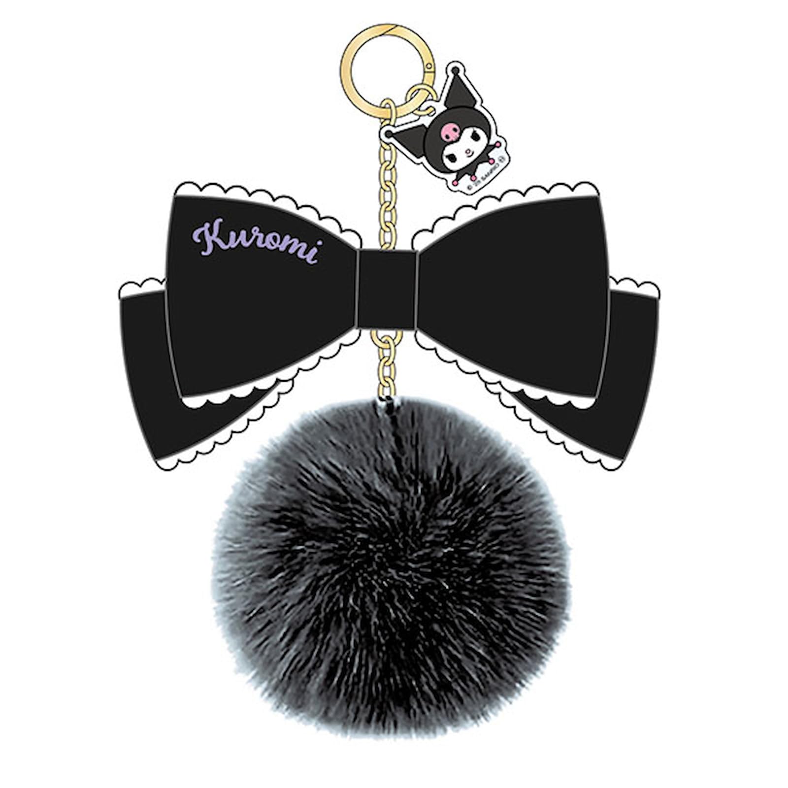 

Компания K Фигурка-брелок из меха с лентой персонажей Sanrio Kuromi SAC-RC-KU