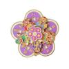 3D Rotating Refrigerator Magnet Traditional Lucky Charm Holiday Blessing Decoration Handmade Cartoon God of Wealth Sticker