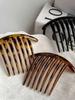 Multiple Strands Hair on The Back of The Head Fixed with A Leopard Print Hair Accessory Versatile Hair Comb Insert Comb Hairpin