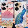 For Xiaomi Redmi Turbo 3 Case Cute Painted Cover Soft Silicone Phone Case For Xiaomi Poco F6 PocoF6 Redmi Turbo3 Back Cover Bags