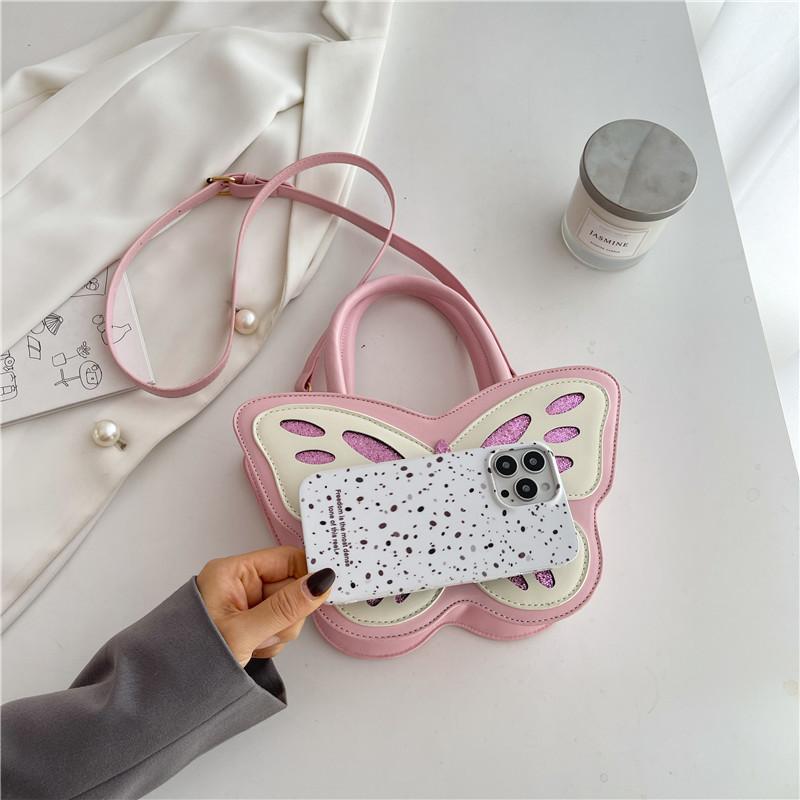 Bgas this year popular bag 2025 Mori soft girl fashion personalized design ins portable messenger small square bag pu