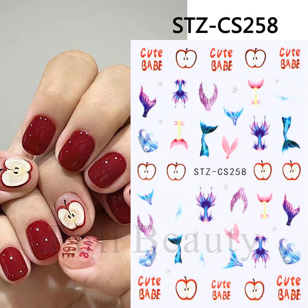 Nail Art Stickers, Japanese Romantic Laser Magic Gold And Silver Fireworks Bloom Adhesive Nail Stickers