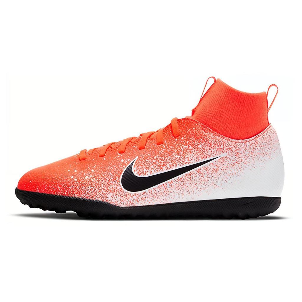 Nike Superfly 6 Club TF GS Hyper Crimson Black Kids Sneakers Orange White AH7345-801