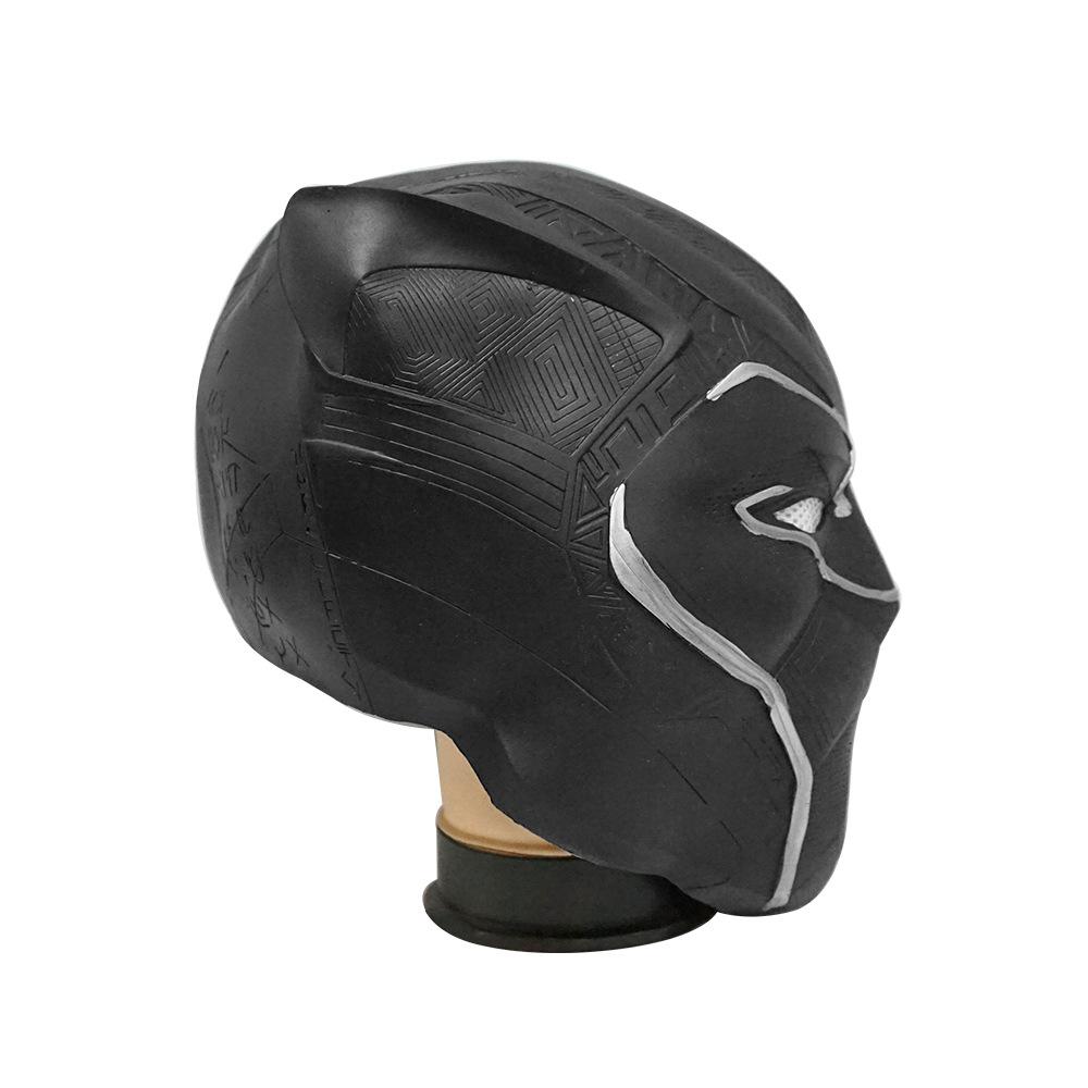 Marvel Movie Helmet Live-Stream Latex Headgear Cosplay Black Panther Mask Cosplay Ghost Face
