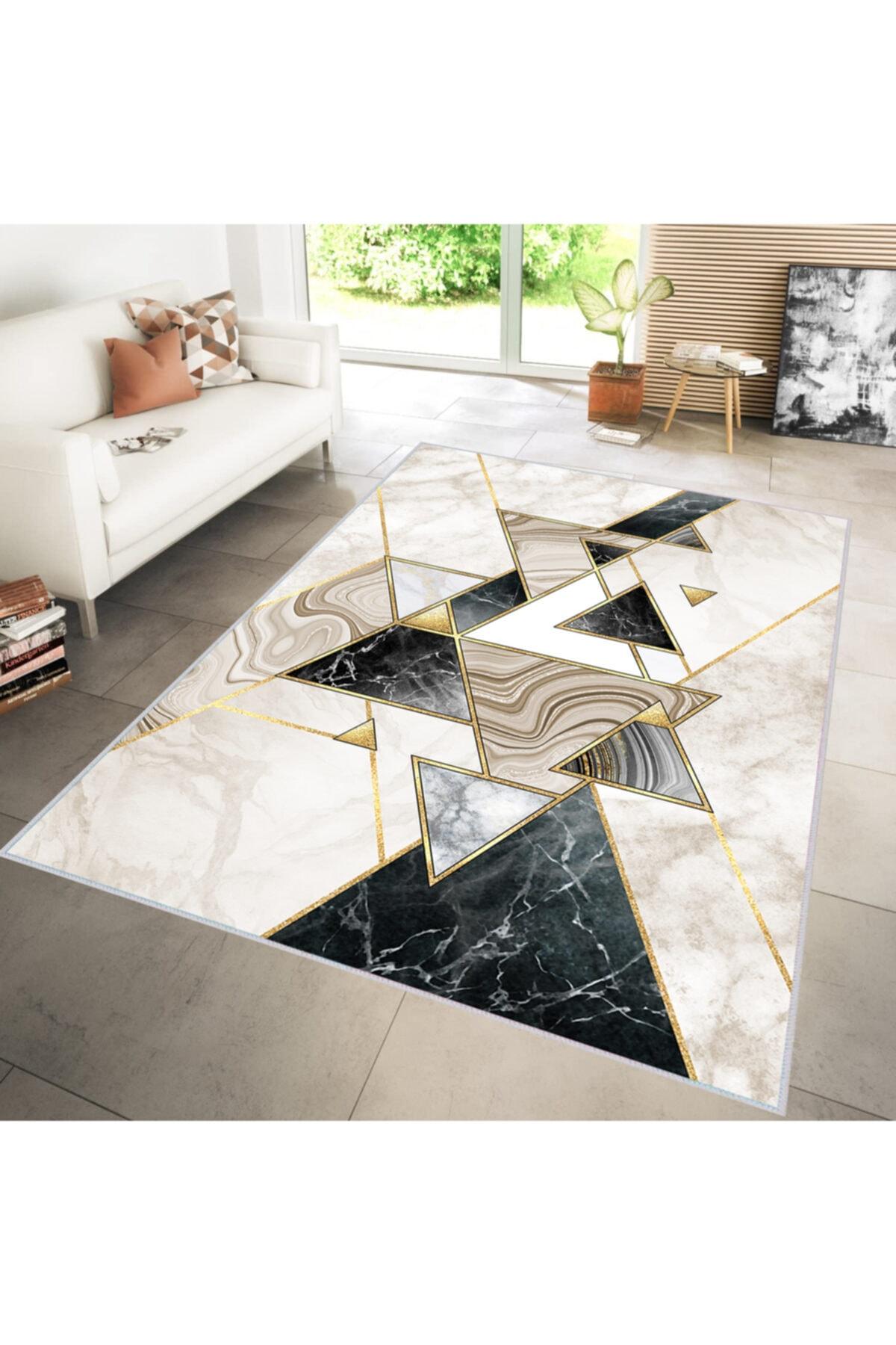 

Моющийся ковер с принтом Rovigo Home RVG1296 50x80 бежевый