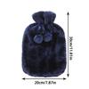 Warm Water Bag Cloth Cover Soft Simulation Plush Cute Hot Water Bottle Cover Helps Keep Hot Water Bag Insulated Fleece Cover