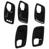 Inner Door Handle Bowl Cover Trim Car Interior Decoration Replacement for Dodge Charger 2011‑2021Bright Black
