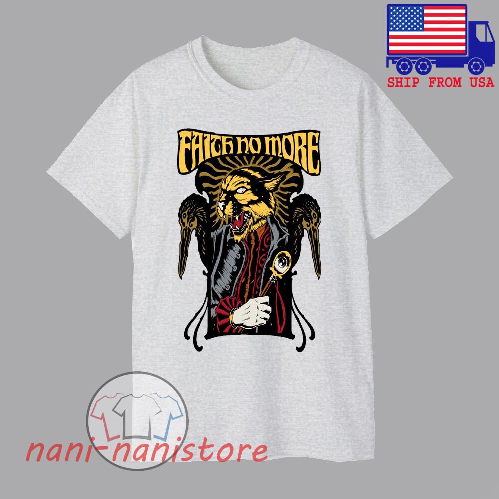 Faith No More Men#039;s Grey Size S5XL Unisex T-Shirt XL