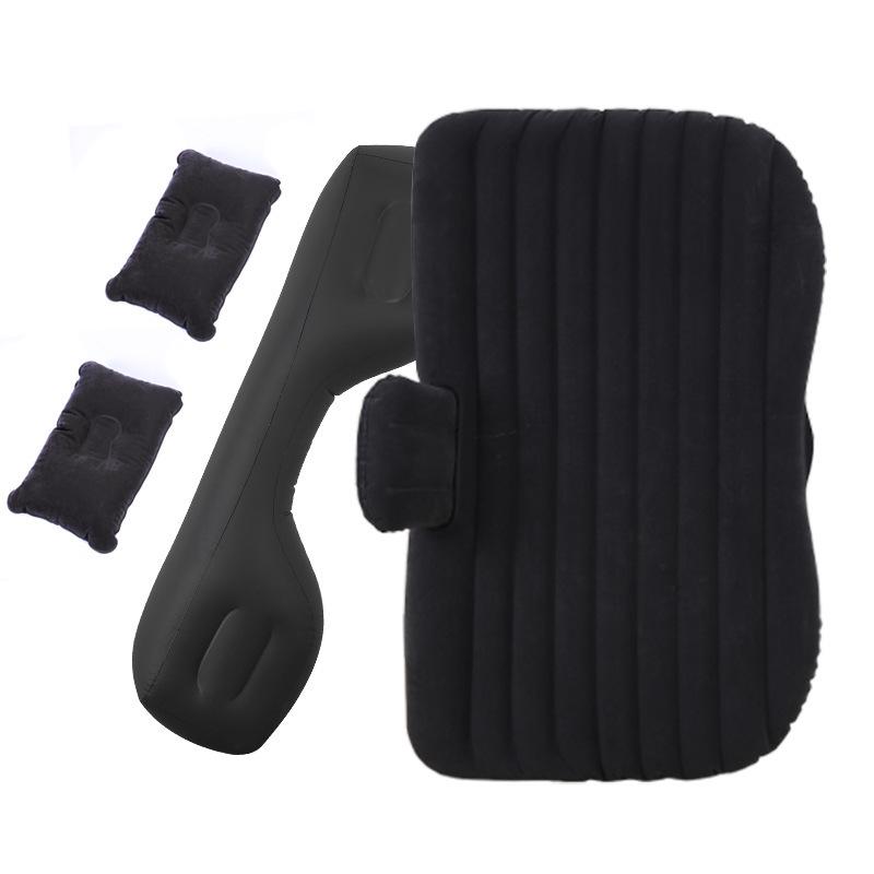 Folding SUV Inflatable Car Bed - PVC Flocking Travel Mattress