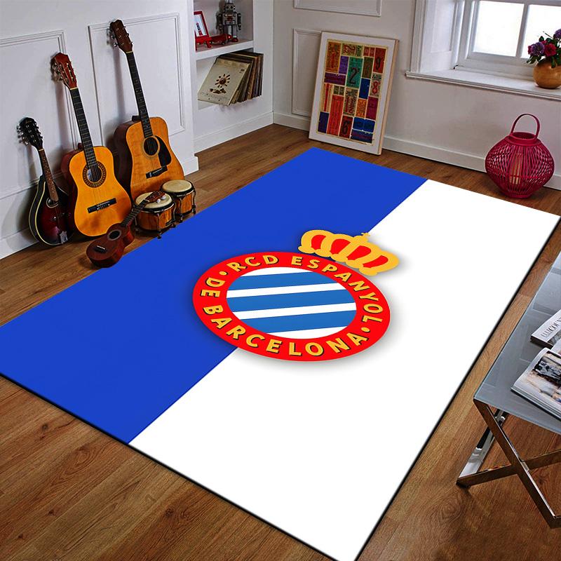 RCD Espanyol De Barcelona Logo Carpet Patterned carpet a non slip rug suitable for all seasons and any setting, gift