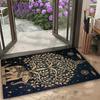 Tappetino per Porta con Motivo di Elefante Raffinato Tappetino per Pavimento d'Ingresso Boemo per Porta della Stanza Retro Casa Decorazione per Interni ed Esterni