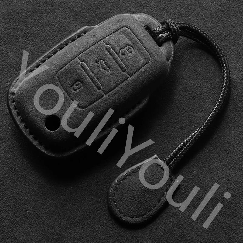 Leather Car Key Case for VW Volkswagen Golf 8 MK8 ID.3 ID.4 Cupra Skoda Octavia A8 SEAT Leon MK4 2020 2025 Formentor Accessories