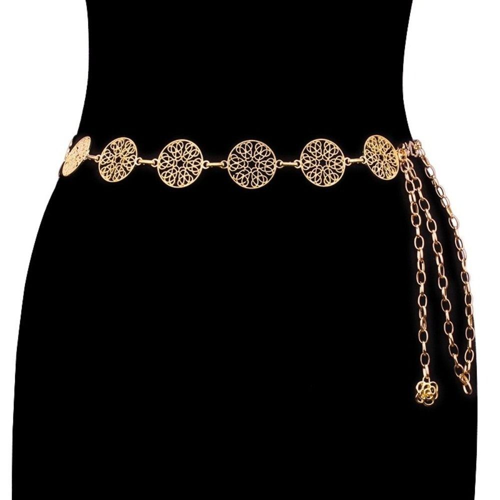 Bohemian Waist Chain Belt Adjustable Ethnic Style Belt Retro Bohemian Belt  For Jeans