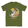 Sailor Moons T-Shirts Herren Reiner Baumwollstoff Vintage T-Shirt Rundhals T-Shirts Kurzarm Oberteile 4XL 5XL 6XL
