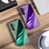 Lucky Gradient Ripple For Samsung Galaxy A14 4G 20 30 52 20S 21S 22 32 33 34 42 50 51 53 54 70 71 72 73 5G Glass Phone Case
