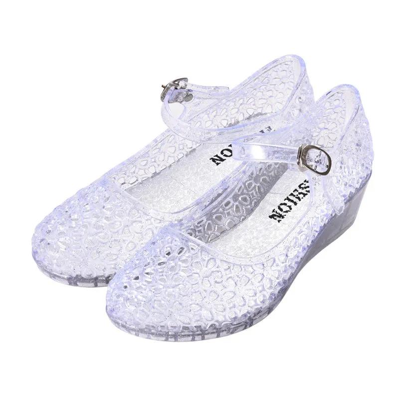 Sommer Damenschuhe Kristall Sandalen Damen Slope Heels One Line Schnalle Stirnband Damenmode Outwear Vielseitig