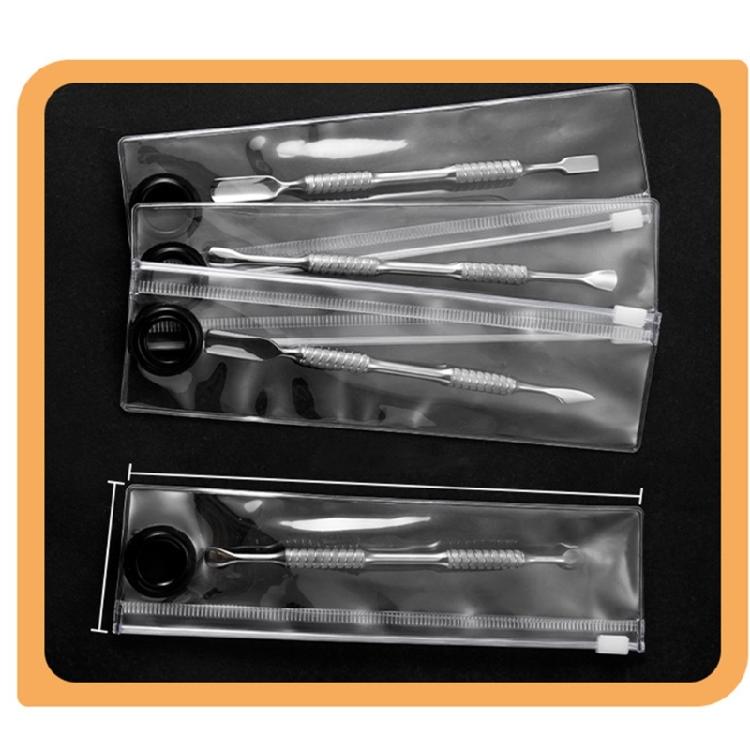 Cuticle Pusher Stainless Steel Nail Polishs Remover Metal Spatula Cuticle Pusher