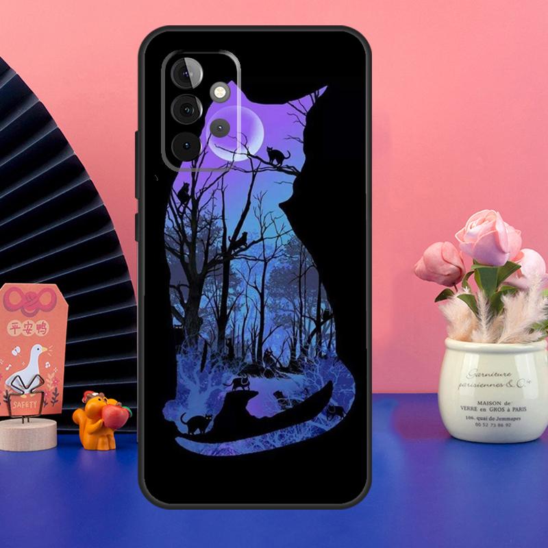 Pumpkin Halloween Bat Boo Case For Samsung Galaxy A54 A34 A24 A14 A73 A53 A33 A23 A13 A52 A32 A22 A12 A51 A71 Cover