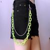 1Pc Accessories Personalized Color Chain Waist Chain Punk Retro Metal Chain Men's and Women's Trouser Chain Decoration