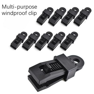 10/20/30 Pcs Outdoor Tent, Canopy, Windproof Fixing Clip, Hanging Clip, Suspension Buckle, Plastic Clip