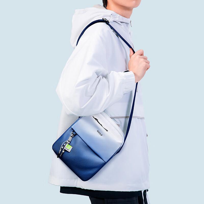 GOLF Shoulder Bag, Gradient Casual Sport Bag, Commuter Phone Bag, Water-Resistant Travel Bag