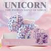 Moonlight Society Floral Unicorn Building Blocks Toy