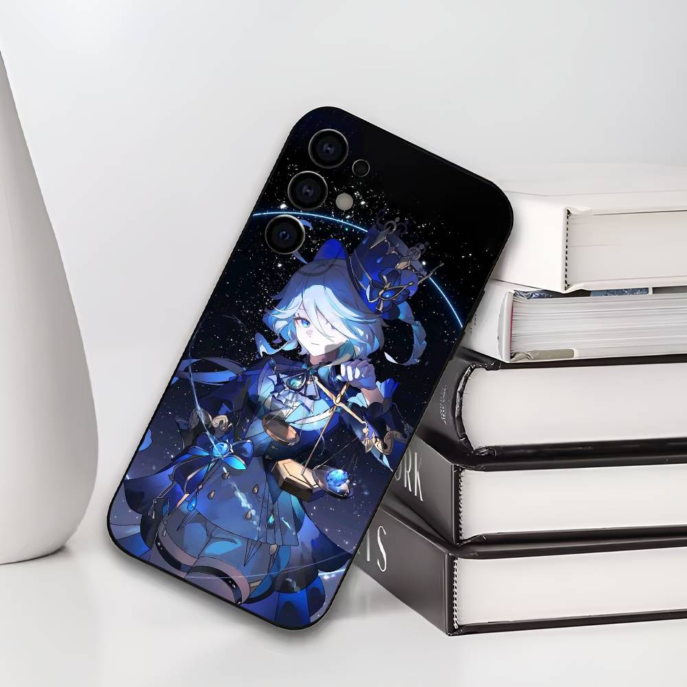 F-Furina G-Genshin I-Impact Phone Case Silicone Soft For Samsung S25,S24,S21,S22,S23,S30,Ultra,S20,Plus,Fe,Lite
