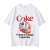 Camiseta Fuuny Just A Fridge Cigarette Coke Memecamisetas Harajuku De Moda De Alta Calidadcamisetas Informales Transpirables