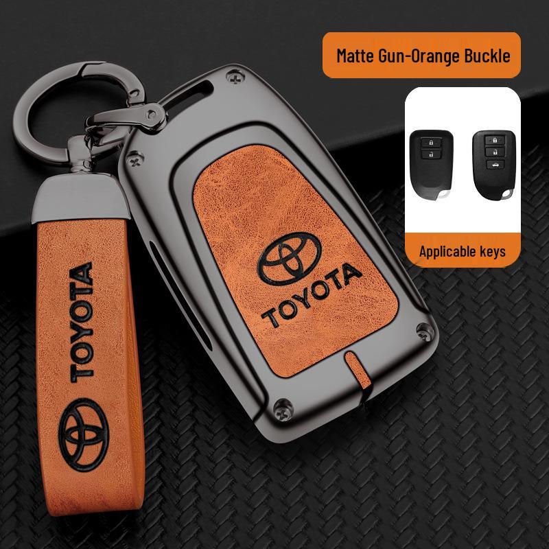 Toyota Yaris L Key Cover for Sedan Vios FS & Yaris L X: Protective Car Key Shell Keychain Bag