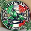 Vintage Vespa Metal Wall Art Italian Motorbike Sign Retro Home Decor