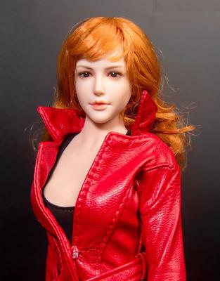Toys Hobbies Scale Action Figure Compatible with TBLeague Body TYM101 Windbreaker Beautiful Woman Fashion Genuine Leather Windbreaker and Body Not &