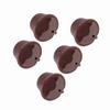 5Pcs Food Grade Pp   304 Stainless Steel Reusable Refillable Coffee Capsule Filter with Spoon