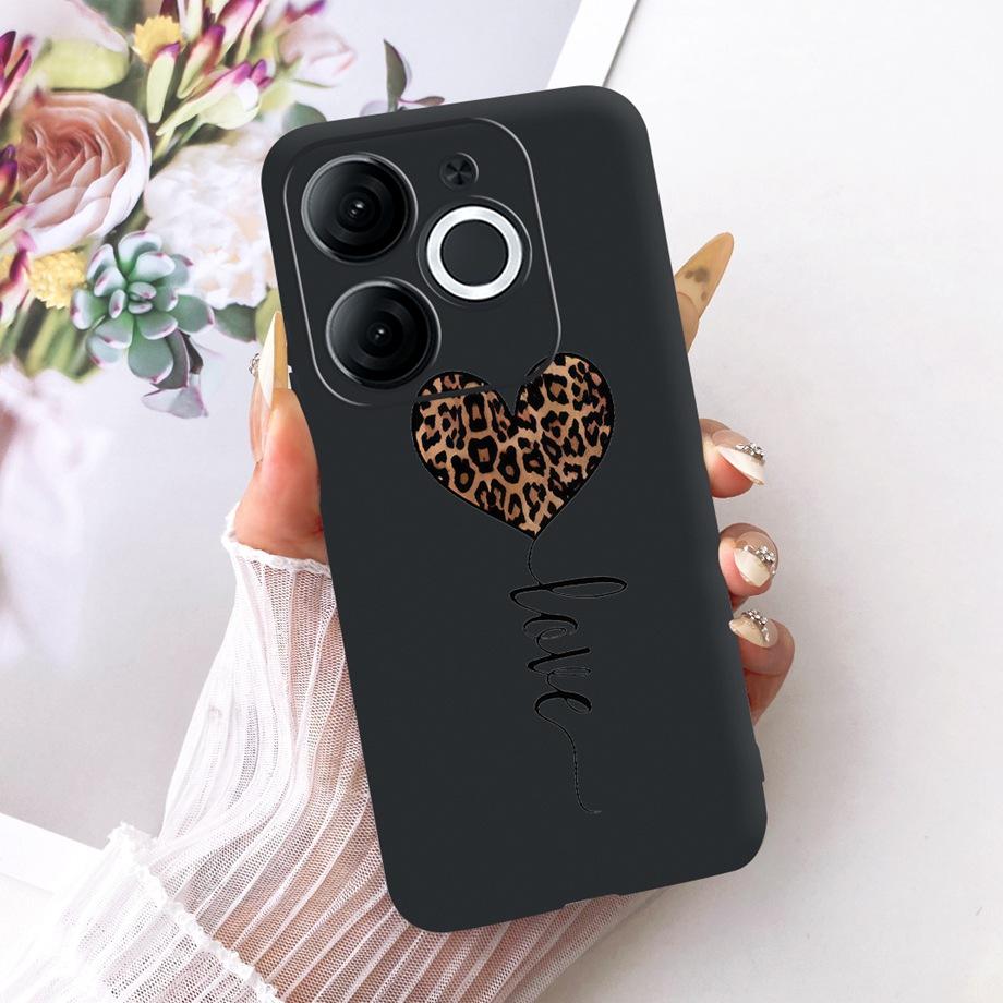 For Itel A80 A90 A95 A70 A60 A60s Phone Case Matte Soft TPU Bumper Cover Cool Cartoon Luxury Butterfly Flower Bow Pattern Funda