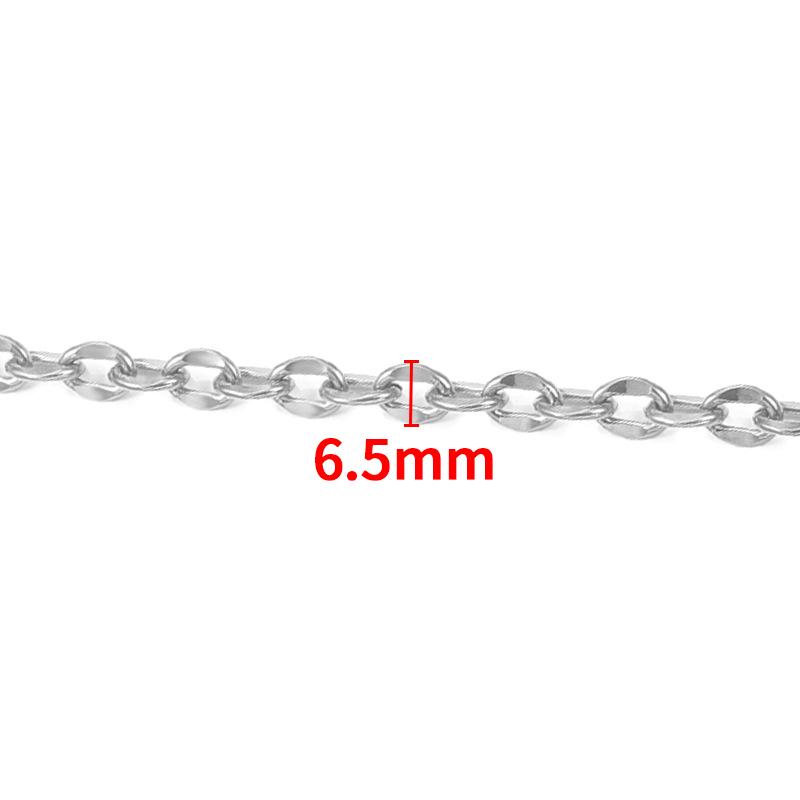 Stainless Steel Gold Chain for DIY Jewelry: Necklace & Bracelet Fashion Accessory