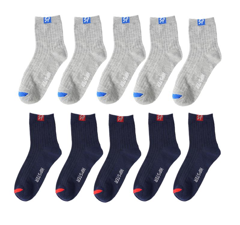 

Большие размеры 36-46 мужские спортивные повседневные носки средней длины впитывающие пот дышащие повседневные тонкие хлопковые носки 10 PAIRS бежевый