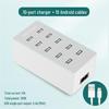 Multi-port USB Fast Charger: Smart Desktop Charging Station for Multiple Devices