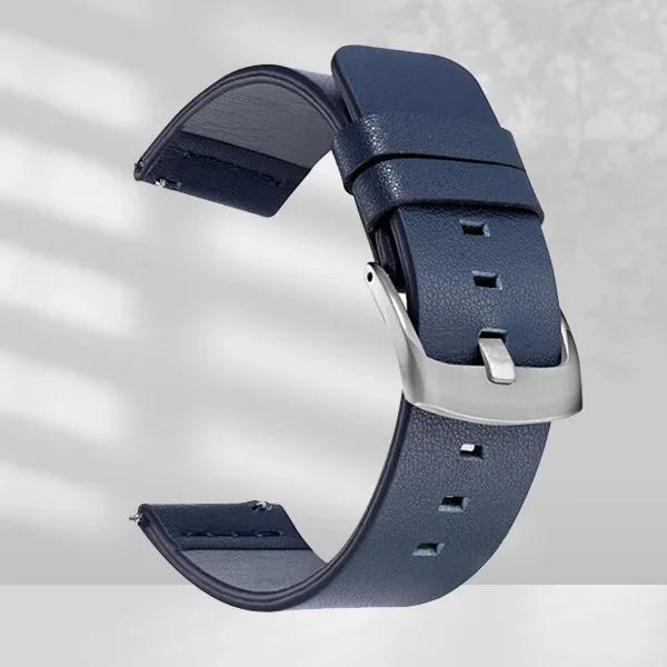 20mm 22mm Watch band Quick release Leather Strap for Samsung Galaxy Watch 3 Active2 40 44mm huawei watch gt 2 WatchBand 18 24mm