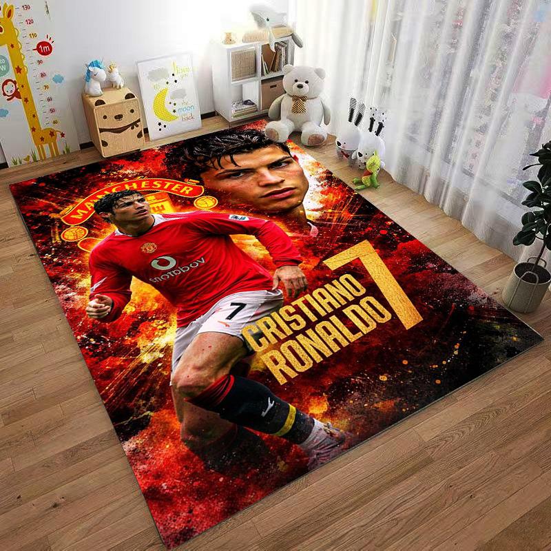 Soccer Star Red carpet Set 3PCS carpet set (1 duvet cover, 2 pillowcases, duvet not included)