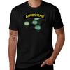 T-shirt z nadrukiem spadochroniarza zrzucanego z powietrza, styl miejski