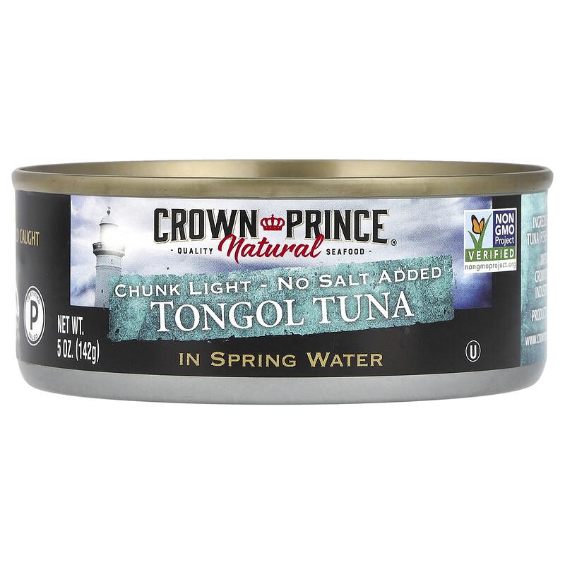 Tongol Thunfisch, Stück in leichtem Saft, in Quellwasser, ohne Salzzusatz, 5 oz (142 g)