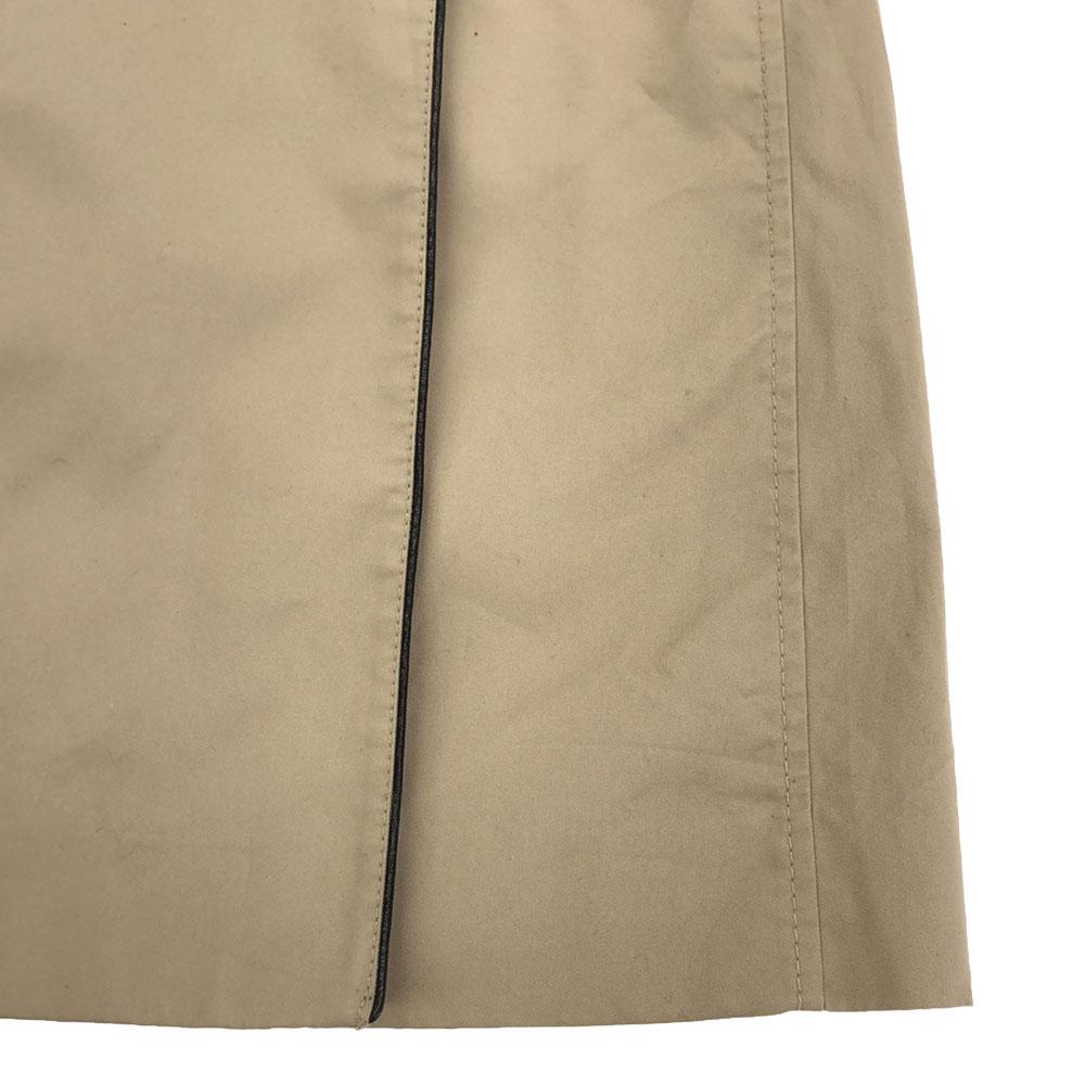 Red Valentino Back Ribbon Trench Coat Beige Belt with Lining Women Used