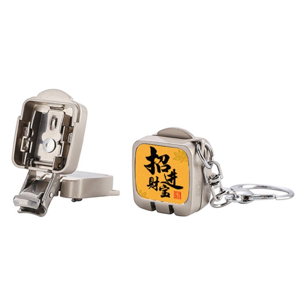 Creative Nail Nipper Keychain Portable Nail Clipper Key Ring Nail Cutting Pliers  Household