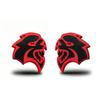2Pcs 3D Metal Car Styling Body Door Trunk Emblem Badge Sticker Accessories