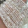 High Brightness White Mother of Pearl Shell Crushed Stone, 3-6mm Square Beads for DIY Necklace and Bracelet Accessories