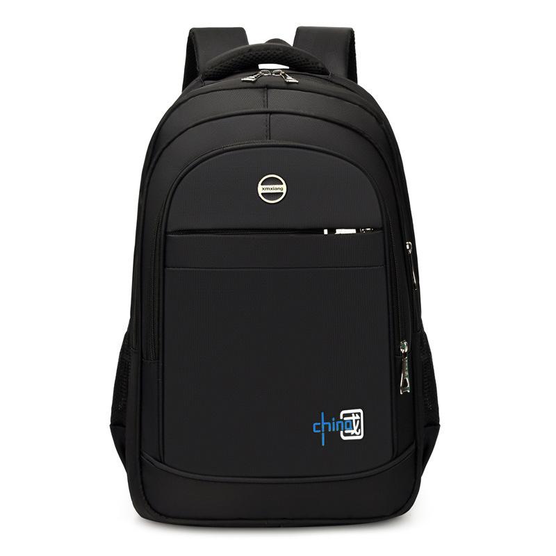 Chinese style business student backpack multi-functional backpack junior high school student schoolbag computer bag outdoor travel bag