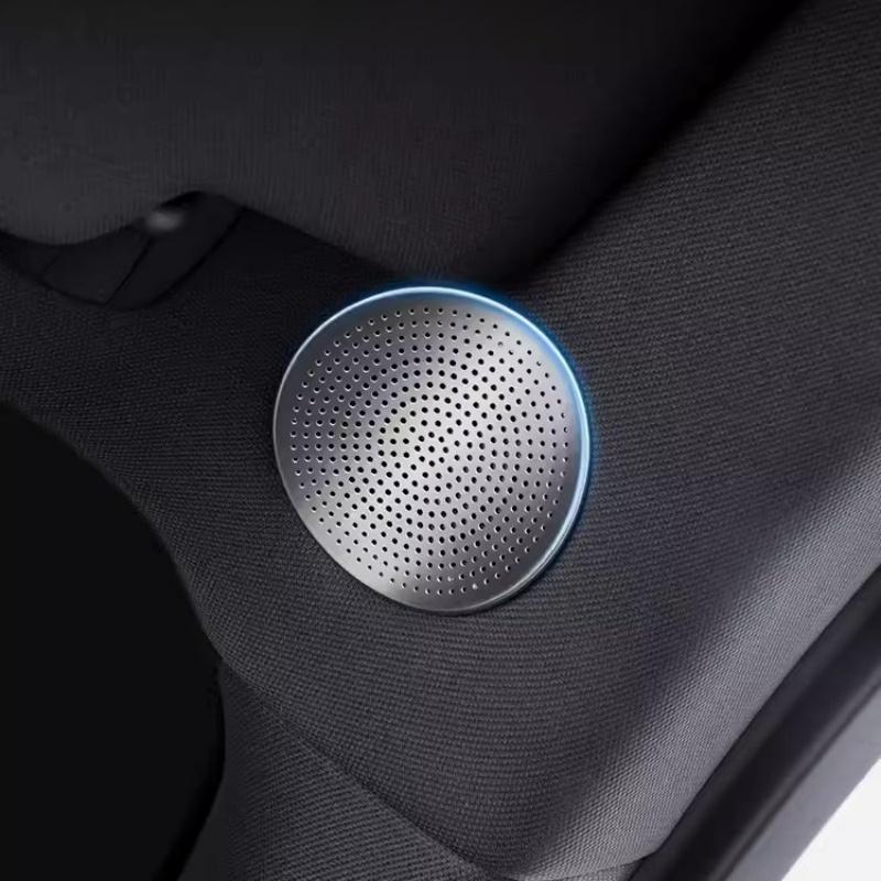 For Li LiXiang L7 L8 L9 2022 2023 Car A-Pillar Roof Audio Stainless Steel Protective Decoration Cover With Interior Accessories